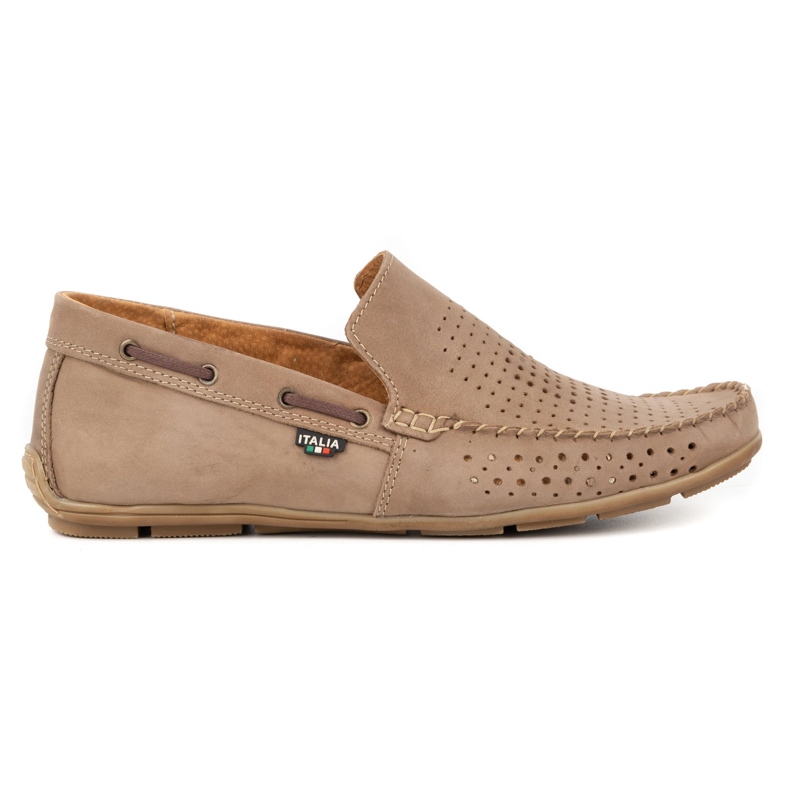 Olivier Mocasines hombre verano piel 085DKNT marrón