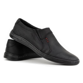 Polbut Slip-on hombre en piel 334N Plb negro