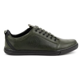 Polbut Zapatos casual hombre piel 2121/2 kaki verde