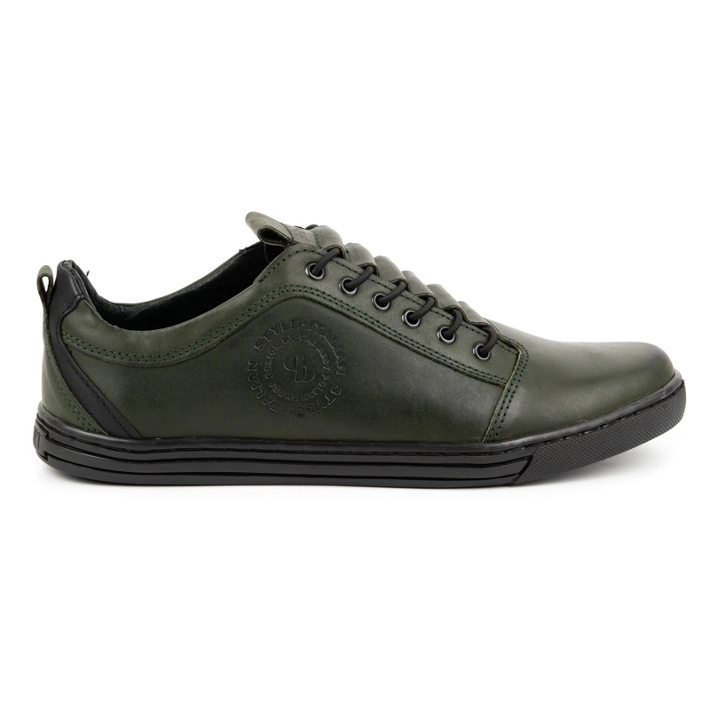 Polbut Zapatos casual hombre piel 2121/2 kaki verde