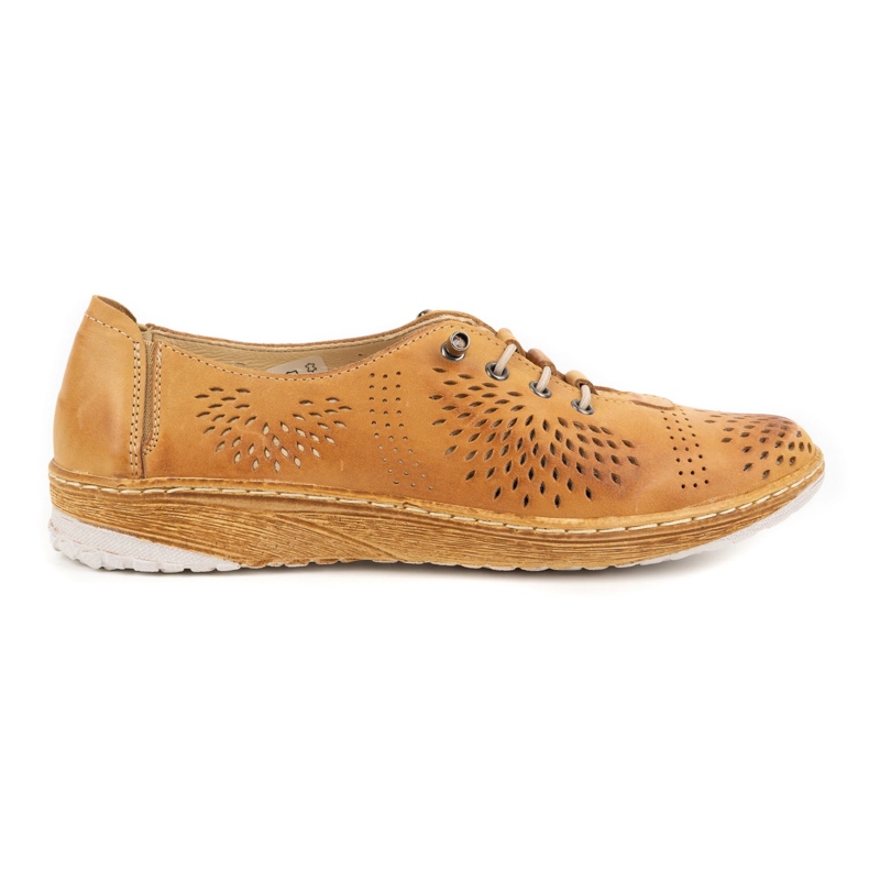 WASAK Zapatos mujer sneakers piel 0626W rojo naranja