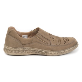 WASAK Zapatos hombre piel verano 0116W marrón