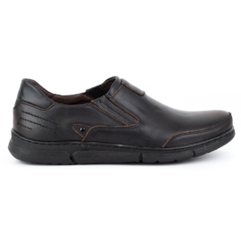 Polbut Mocasines de hombre sin cordones J51 kabir negro