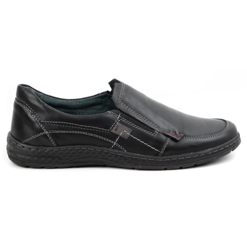 Olivier Mocasines hombre piel 943MA negro