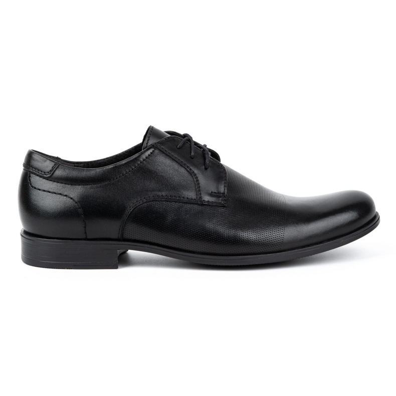 Kampol Zapatos de hombre elegantes en piel 344KAM negro
