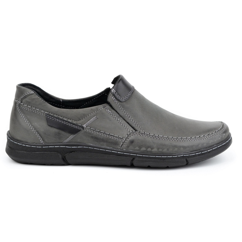 Olivier Slip-on hombre piel 62K gris