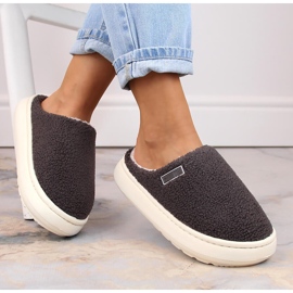 Zapatillas casa insuladas gris Big Star MM274134