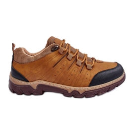 PG3 Botas bajas de trekking para hombre Camel Orlando marrón
