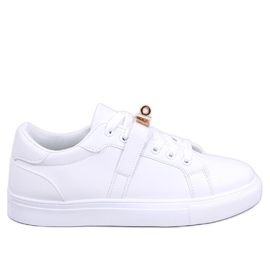 Deportivas de mujer con hebilla Graff Gold blanco
