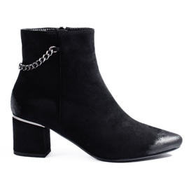 Botas de mujer en ante negro de Vinceza