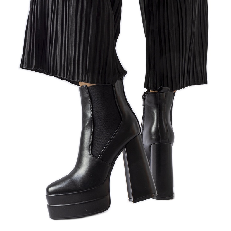 Inna Botas negras de tacón alto de Copertino negro