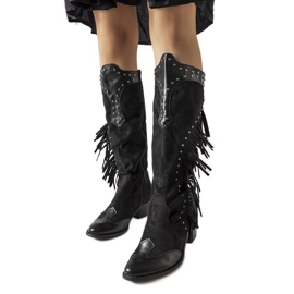 Botas cowboy negras de Tabita negro