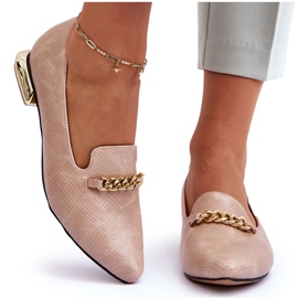 PD1 Bailarinas Con Cadena Beige Lanez