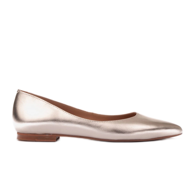 Marco Shoes Bailarinas sutiles dorado