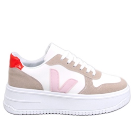 Zapatillas mujer Pyles BLANCO/ROSA