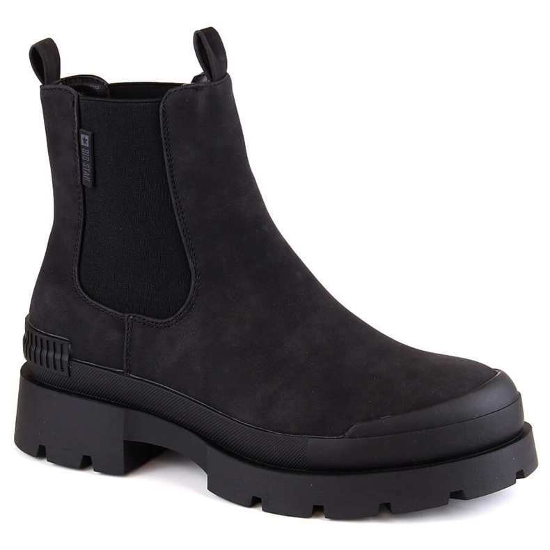 Botines Chelsea de mujer con plataforma negros Big Star MM274319