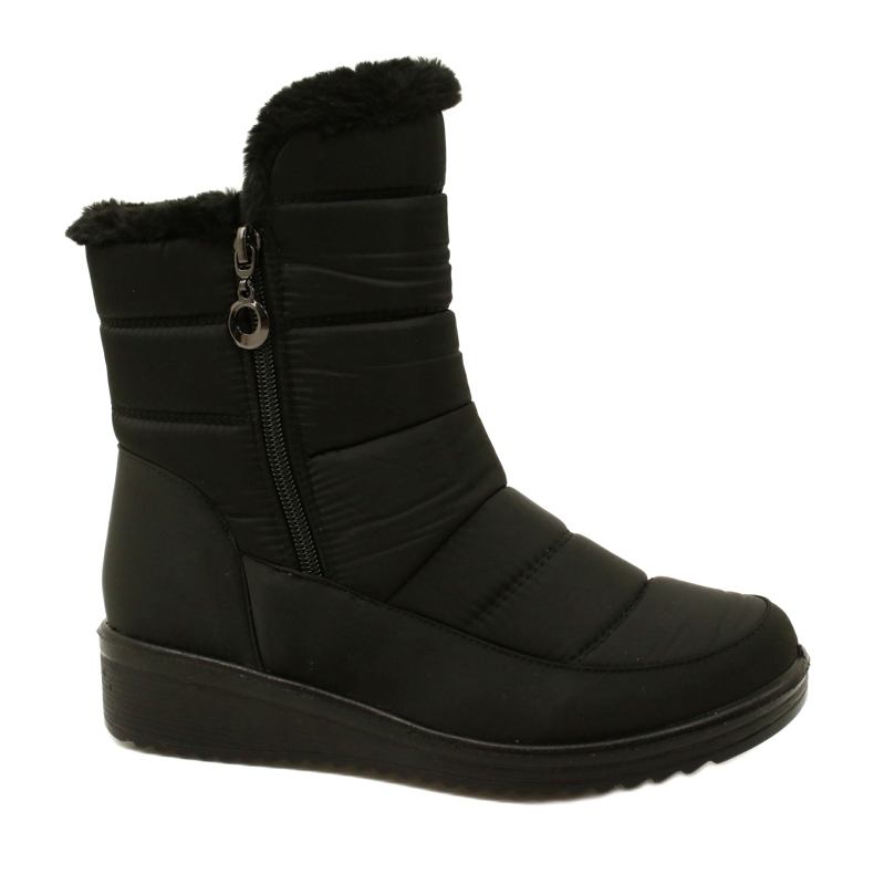 News Botas de nieve aislantes y con cremallera para mujer 5065, negro NOTICIAS News Botas de nieve aislantes y con cremallera para mujer 5065, negro NOTICIAS