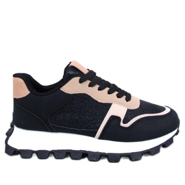 Zapatillas de suela alta de Bois Black negro