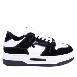 Clavell Black zapatillas suela alta blanco