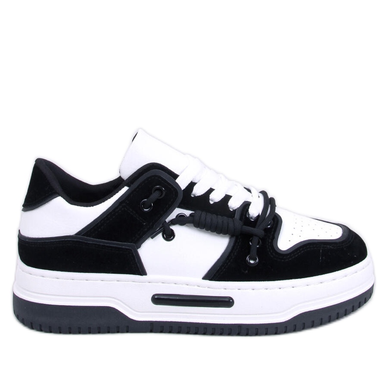 Clavell Black zapatillas suela alta blanco