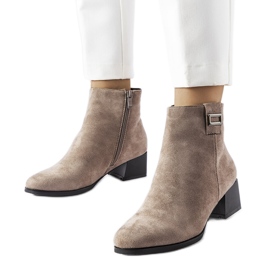 Botines beige de Fletcher MR2130-4