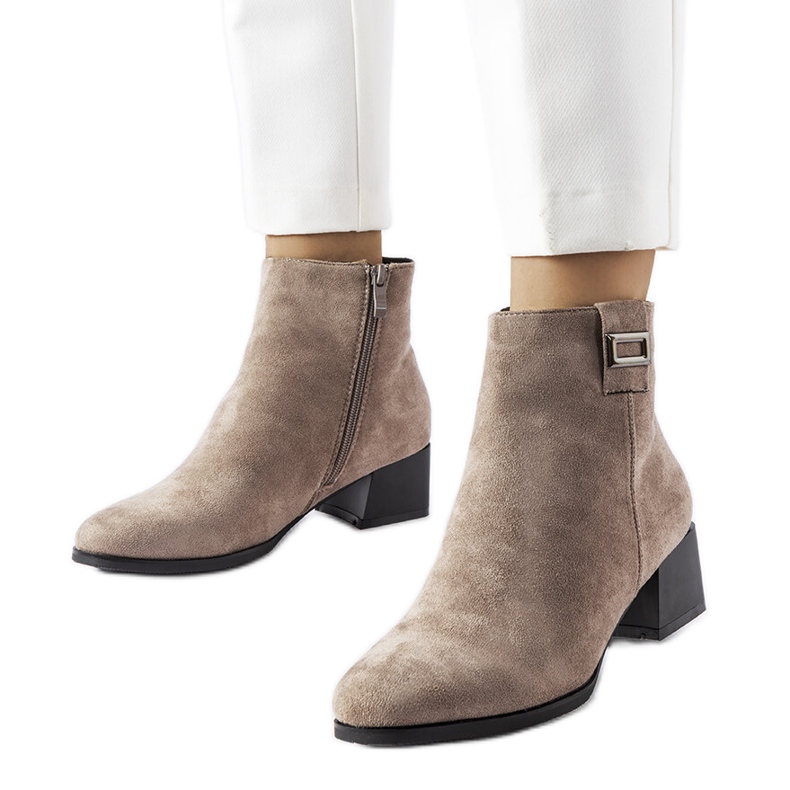 Botines beige de Fletcher MR2130-4