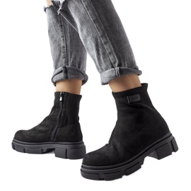 Botas con aislamiento de ante negras de Inge negro