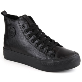 Zapatillas altas en la plataforma con aislamiento Big Star M INT1914 negro