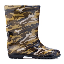Botas de agua de camuflaje para niños Shelovet multicolor