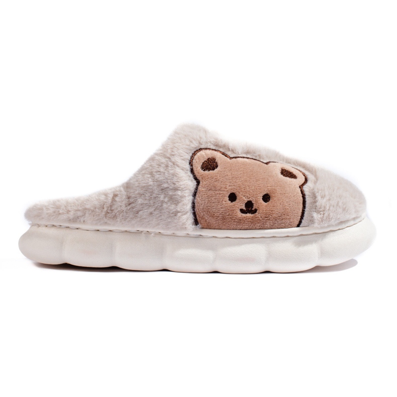 Babucha mujer beige con osito Shelovet