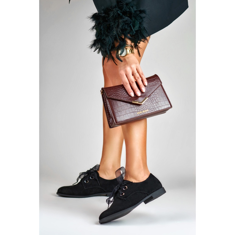 La.Fi Zapatos elegantes de ante negro