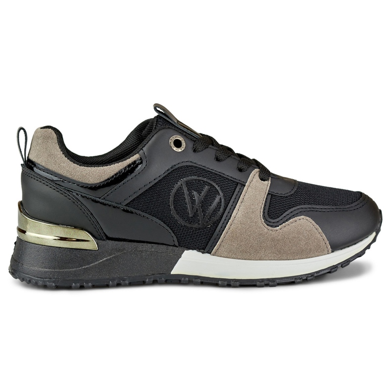 Zapatillas de moda Jersy negras negro Zapatillas de moda Jersy negras negro