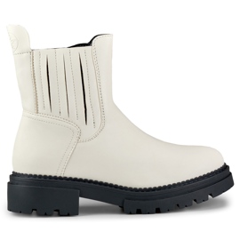 Zapatos de mujer en ecopiel beige claro de Dany Zapatos de mujer en ecopiel beige claro de Dany