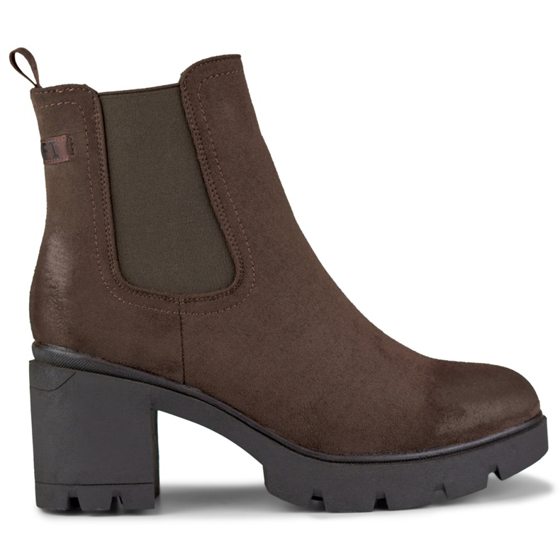 Botas de mujer clásicas de ante Adeline marrón
