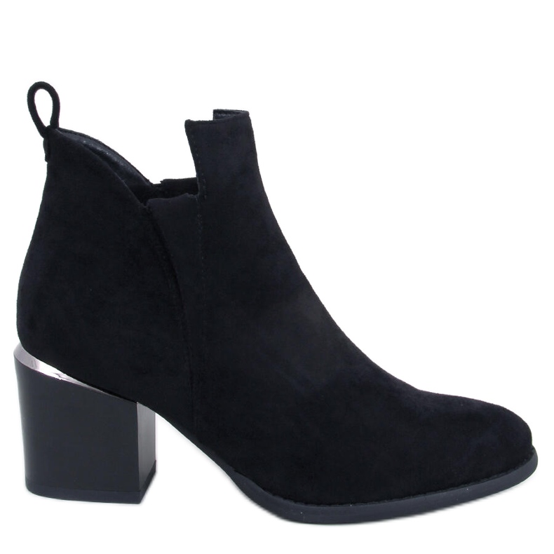 Botas de tacón Hallie de ante negro