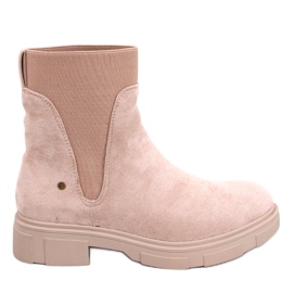 Botas Chelsea de mujer Mead Caqui beige