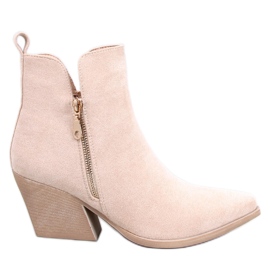 Botas cowboy mujer Ripley Beige