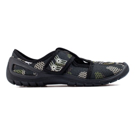 Zapatillas Shelovet con velcro para niño. gris