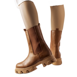 Botas de trabajo sin cordones Vallejo marrones marrón