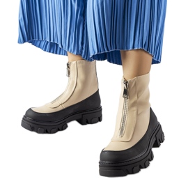 Botines gruesos beige de Morley Botines gruesos beige de Morley