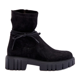 Botines Mujer Ante Negro Lineanor Botines Mujer Ante Negro Lineanor
