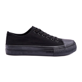 FB3 Zapatillas Clásicas De Plataforma Baja Negro Jazlyn