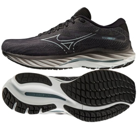 Zapatillas running Mizuno Wave Rider 27 M J1GC230302 negro
