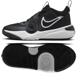 Zapatillas de baloncesto Nike Team Hustle D 11 Jr DV8996 002 negro negro