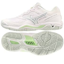 Zapatillas balonmano Mizuno Wave Phantom 3 W X1GB226035 blanco blanco