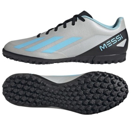 Botas de fútbol Adidas X Crazyfast Messi.4 Tf M IE4069 gris sombras de grey