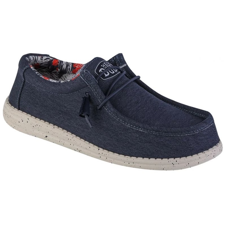 Zapatos Hey Dude Wally Stretch Canvas M 40022-425 azul Zapatos Hey Dude Wally Stretch Canvas M 40022-425 azul