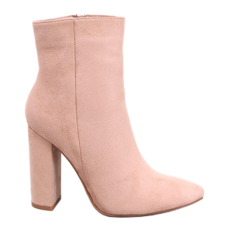 Botas de tacón caqui de Rivers beige