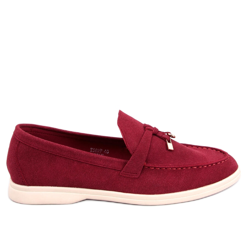 Mocasines Mujer Eunice Vino rojo