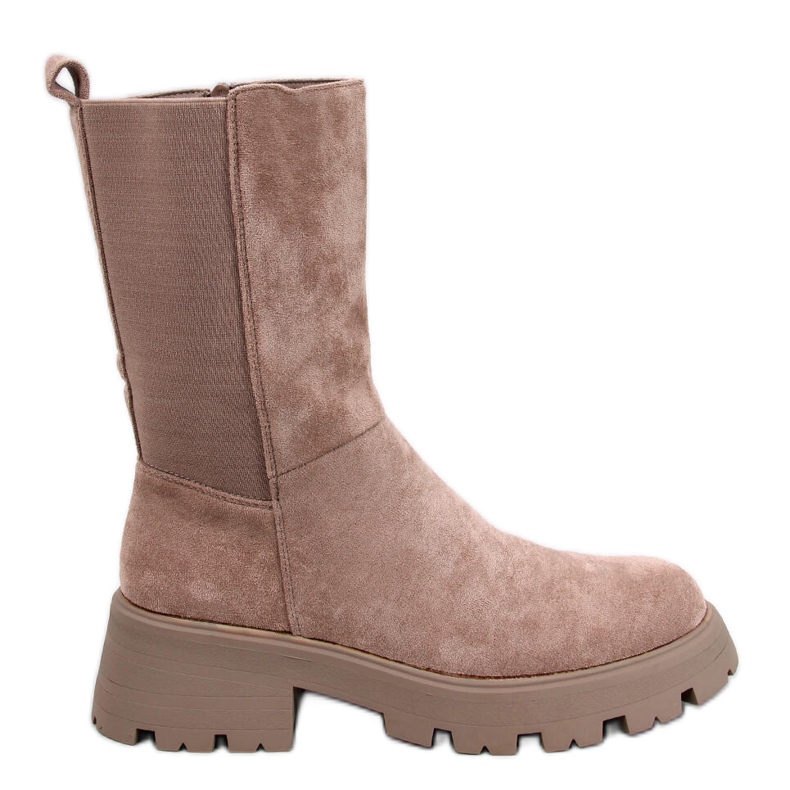 Botas Chelsea altas Seuss caqui beige